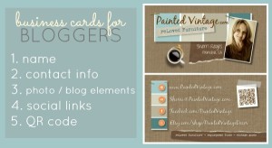 business cards for bloggers