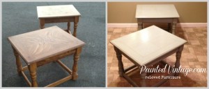 Before and After Refresh End Tables