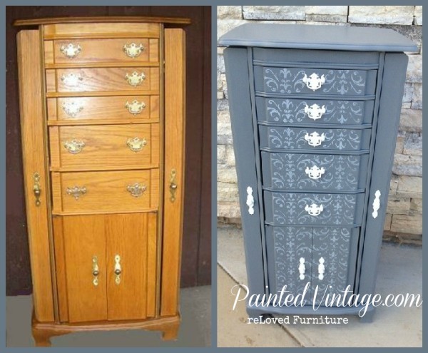 Traceys Fancy Inspired Jewelry Armoire after