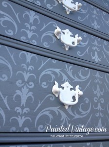 painted drawer pulls
