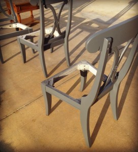 Dining Chairs Repainted